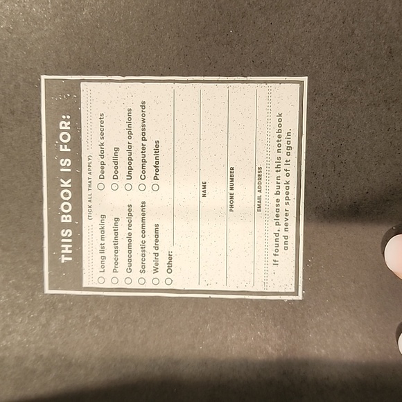 NWT Harry Potter Lined Journal Black Embossed - Picture 3 of 7